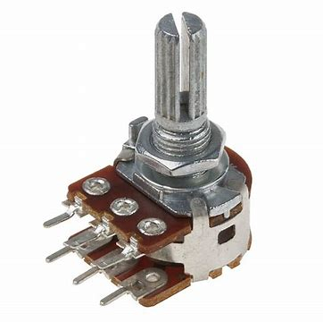 16mm Dual Gang Rotary Carbon Potentiometer 